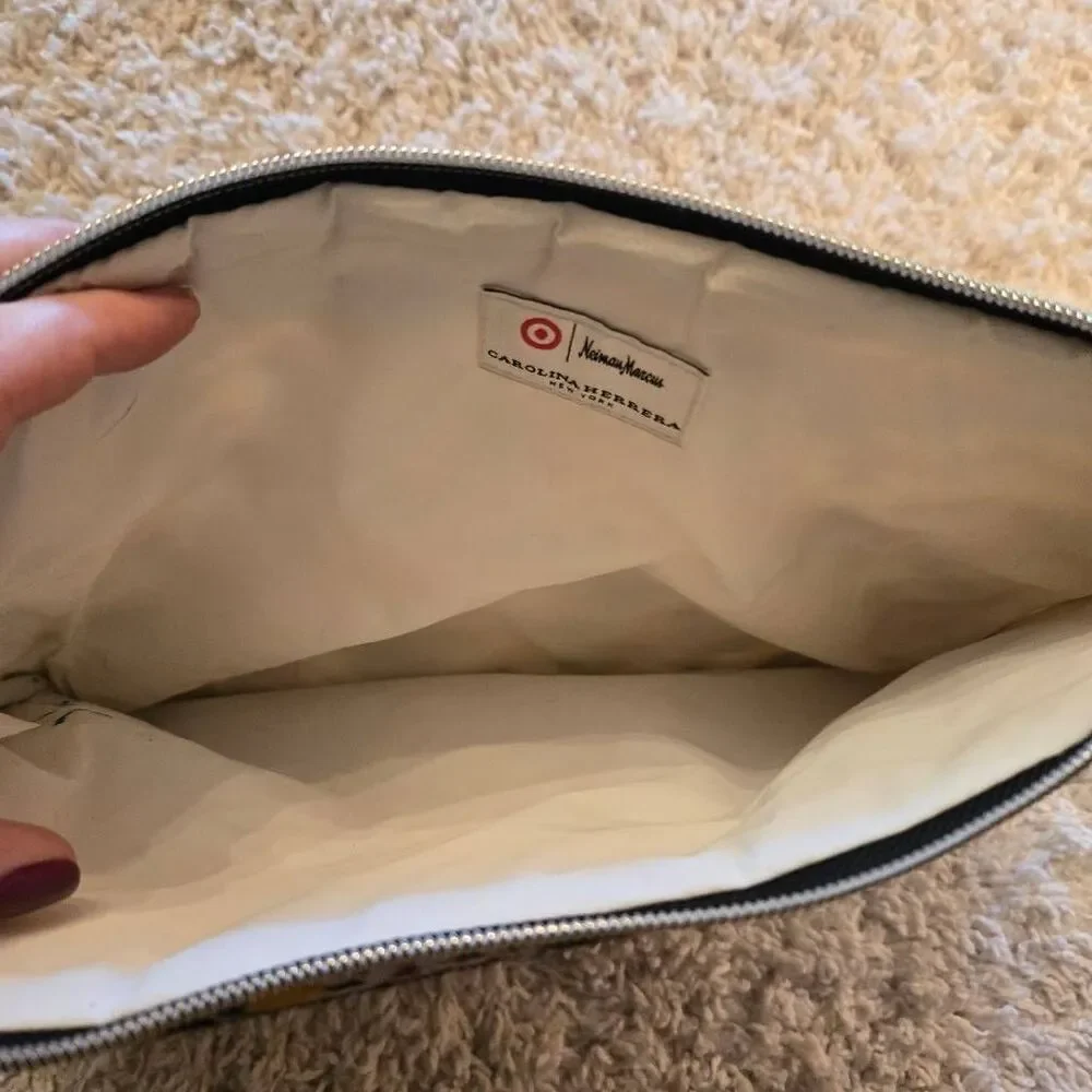 Carolina Herrera Nieman Marcus for Target limited edition Zipper Bags Padded